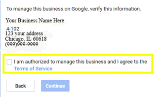 Authorized to manage this business