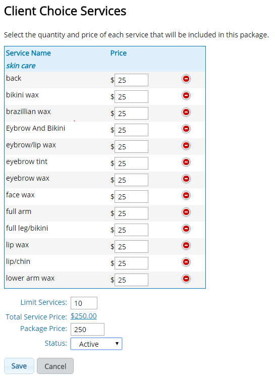 Client Choice Services price